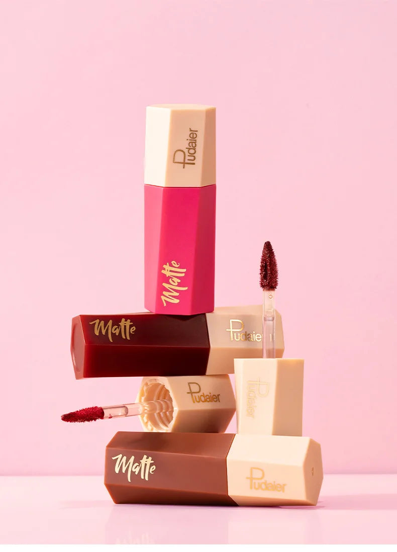5 Colors Matte Waterproof Velvet Nude Lipstick